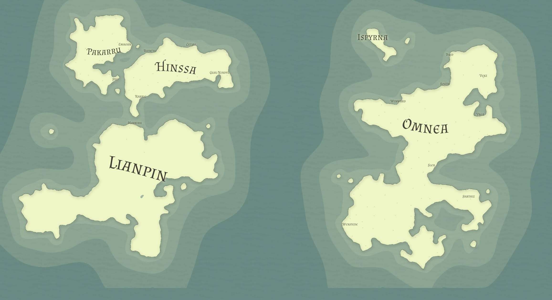 Regional map of Allarea